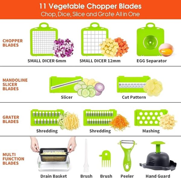 multifunctional vegetable chopper