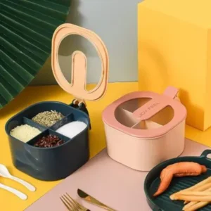 multi function four grid spice box