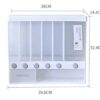 6 in 1 wall mounted food storage box for kitchen
