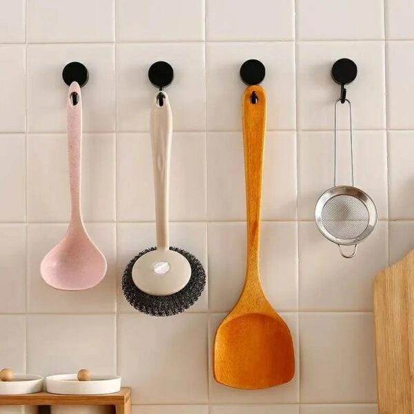 20 pcs wall hanging hooks, punch free hook for kitchen, bedroom