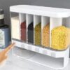 6 in 1 wall mounted food storage box for kitchen