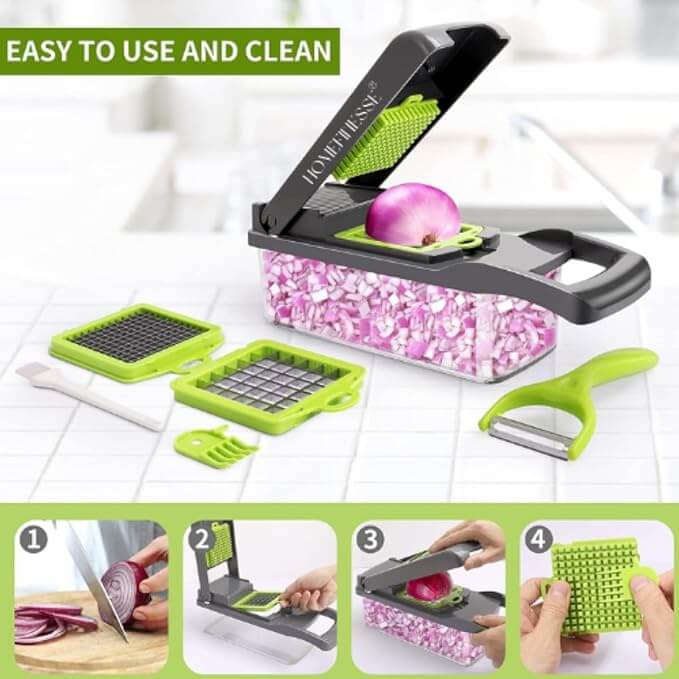 16 in 1 multifunctional vegetable chopper