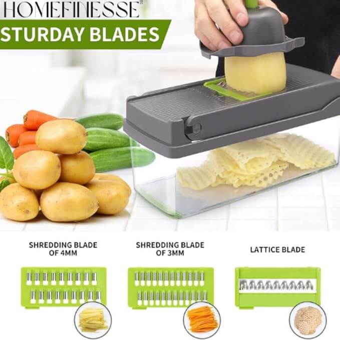 16 in 1 multifunctional vegetable chopper