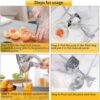 handhold press fruit juicer