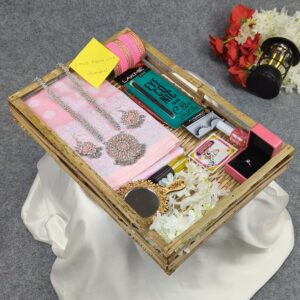 premium silk katan saree combo set