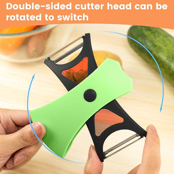 3 in 1 Vegetable Peeler for Potatoes, Carrots, Vegetables - Image 5