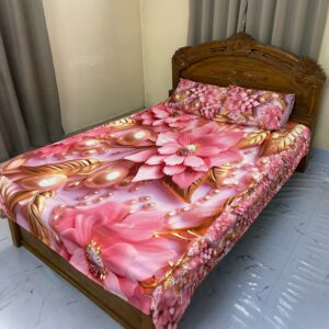 premium 3d design bed sheet