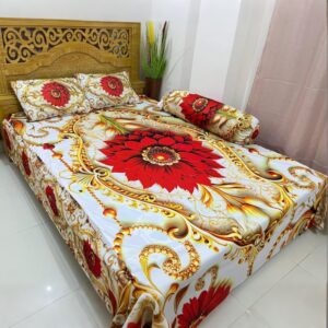 Premium 3D Design Bed Sheet
