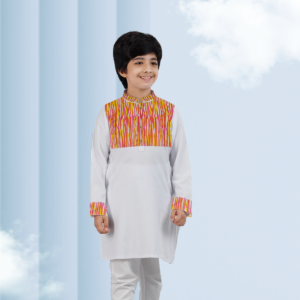 printed stylish panjabi for kids