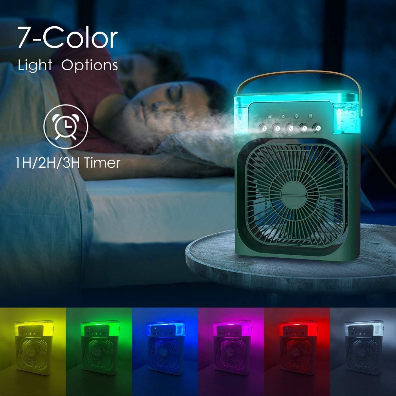 air cooling usb fan with led night light water fan 3 in 1 air cooling usb fan with led night light water fan 3 in 1