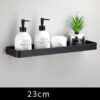 Wall mounted bathroom shelf