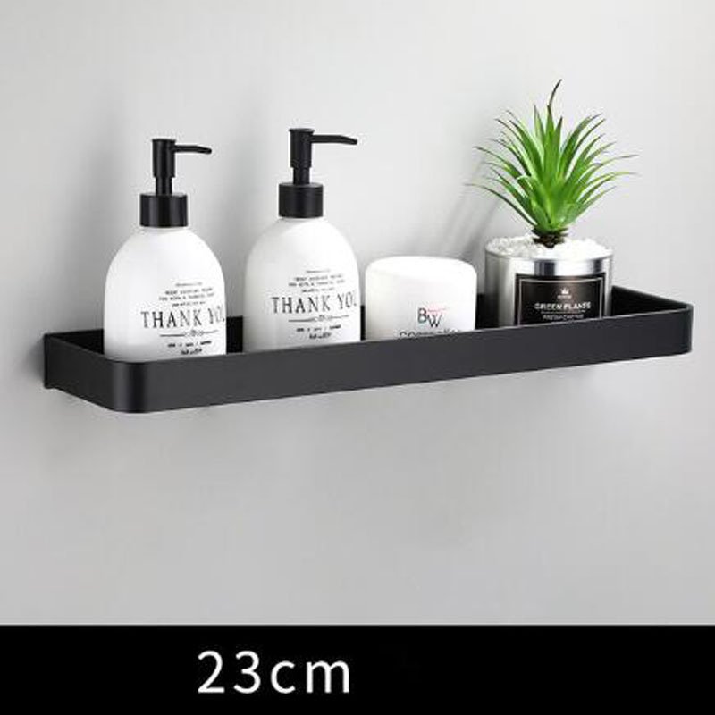 Wall mounted bathroom shelf
