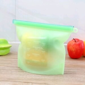 Silicone fresh-keeping bag vacuum sealed bag food  storage bag refrigerator food fruit storage bag