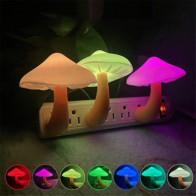 mushroom LED night light